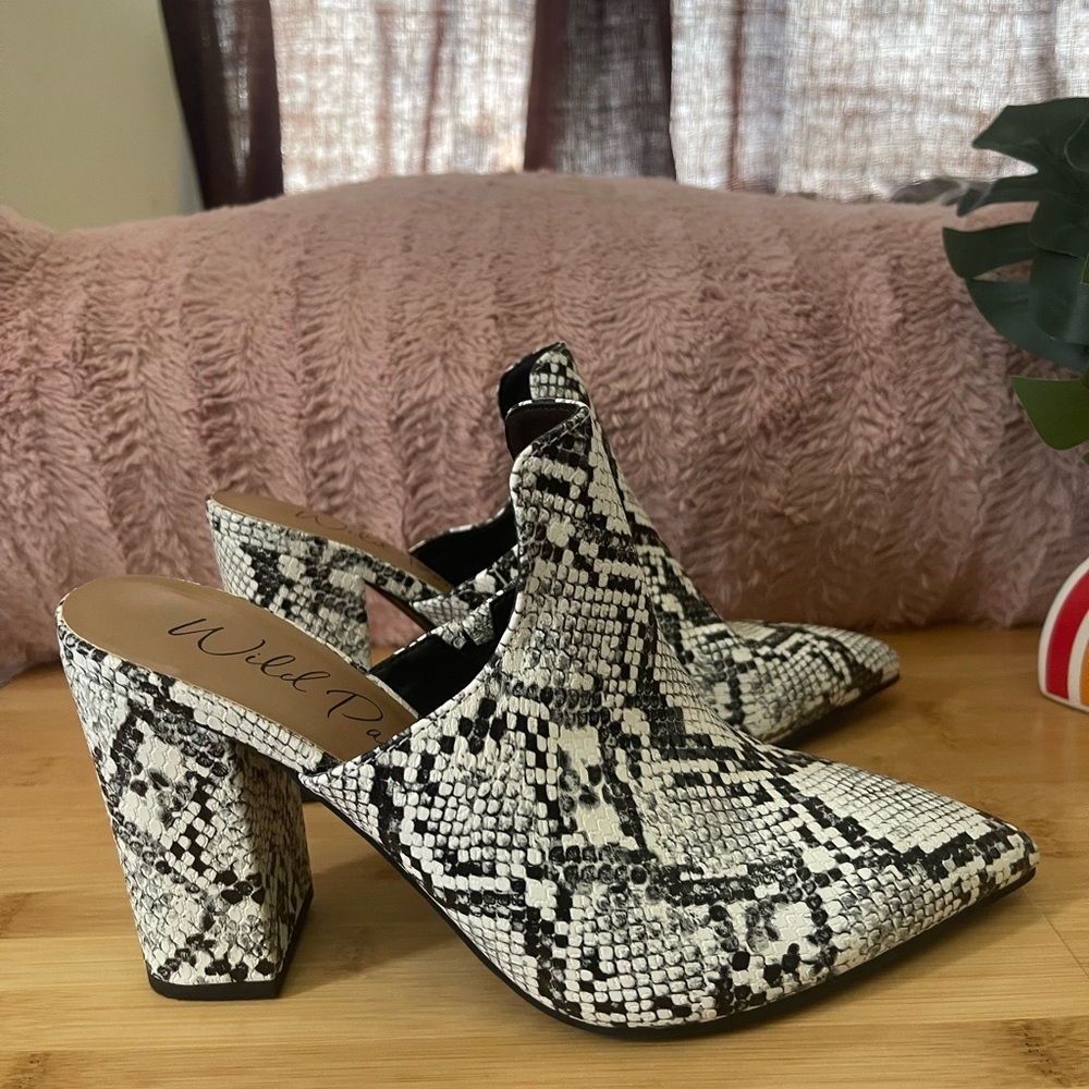 Animal print shoes
